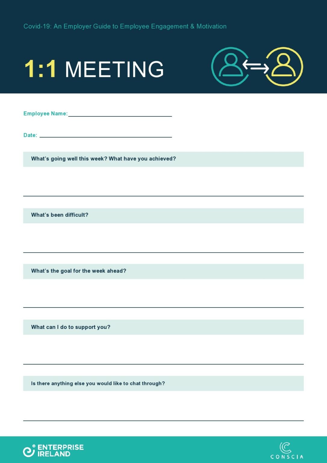 Image 7 for One On One Meetings With Employees Template