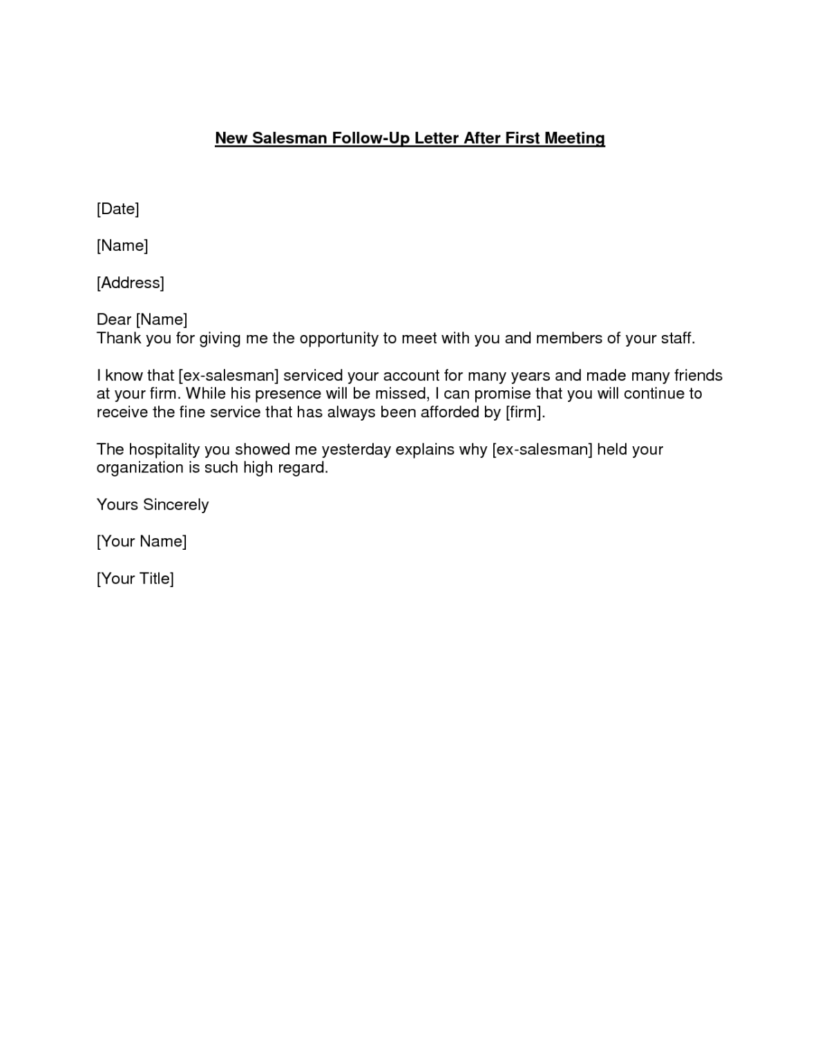 Image 4 for Thank You For Meeting Email Template