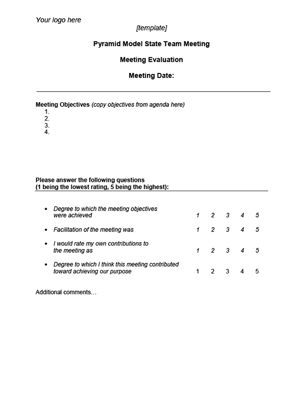 team-meeting-evaluation-form-template