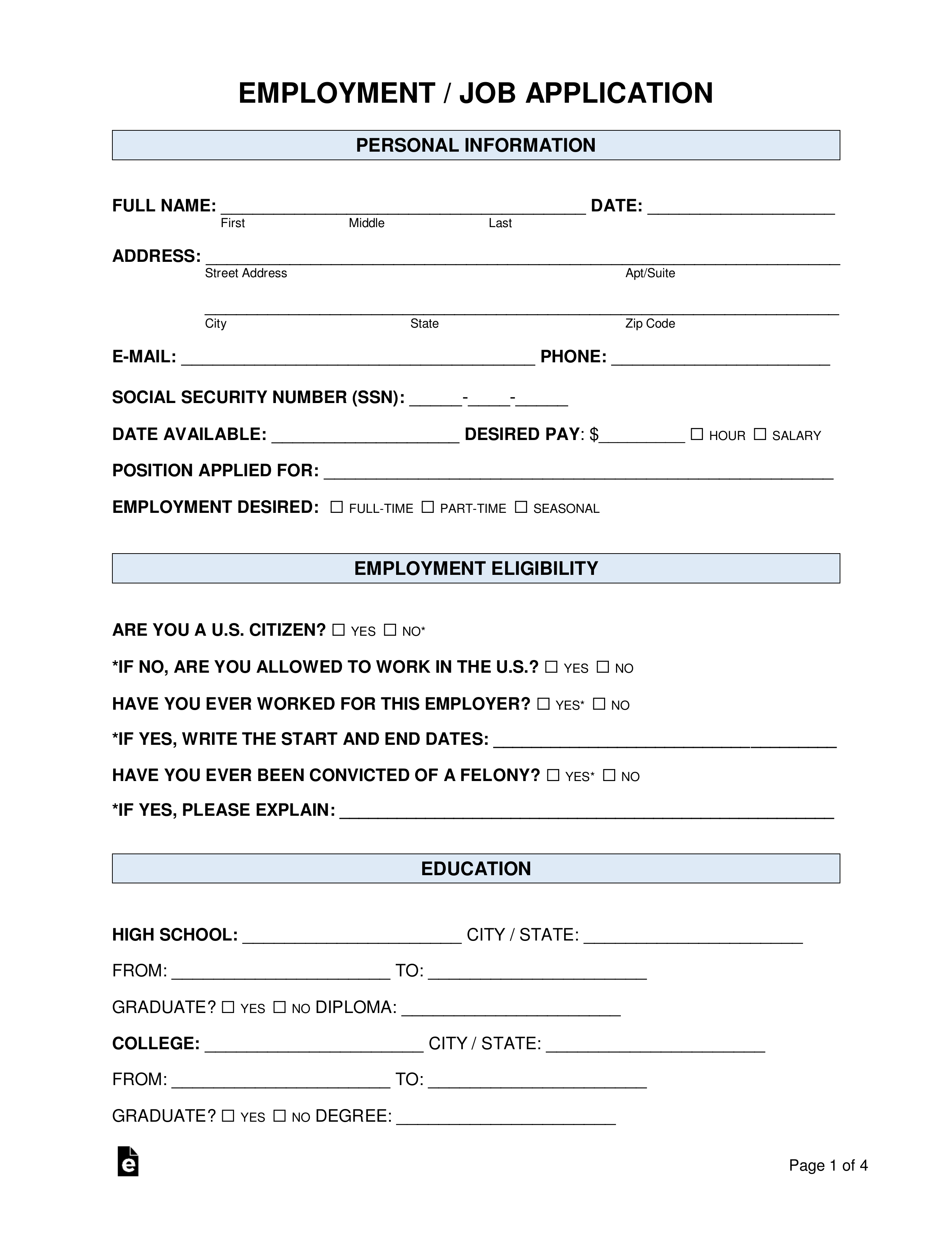 temp-agency-applicant-information-form-template