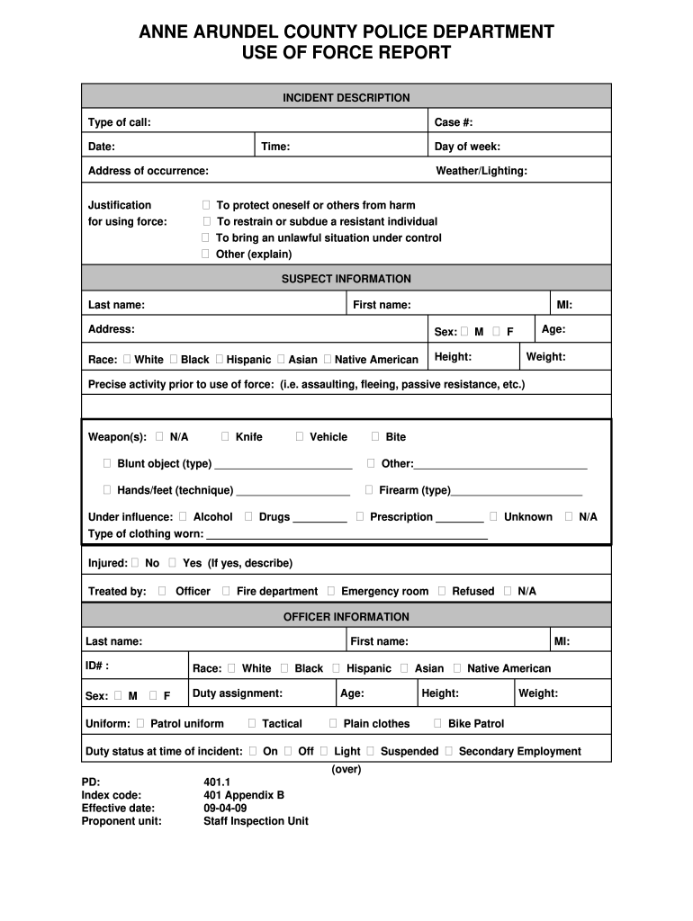 texas-police-use-of-force-form-template