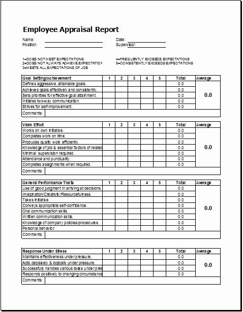 3-month-appraisal-form-template