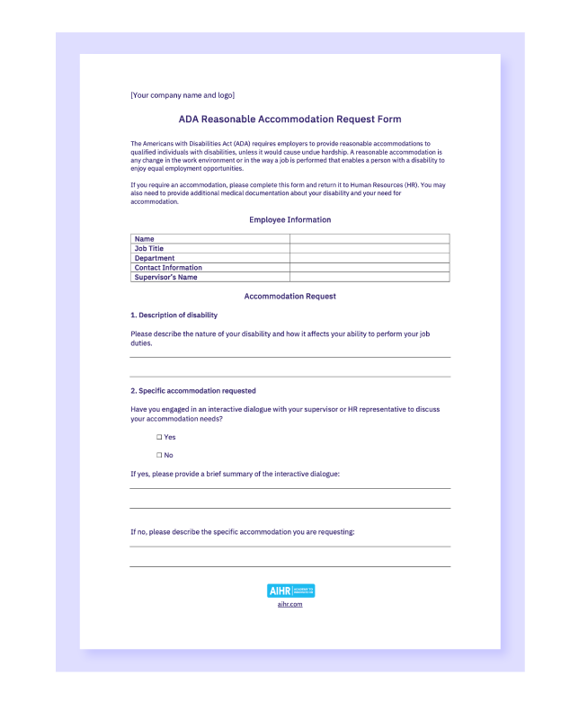 aca-form-major-life-event-form-template