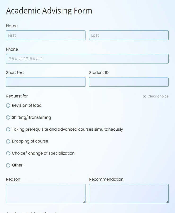 academic-initial-advising-form-template