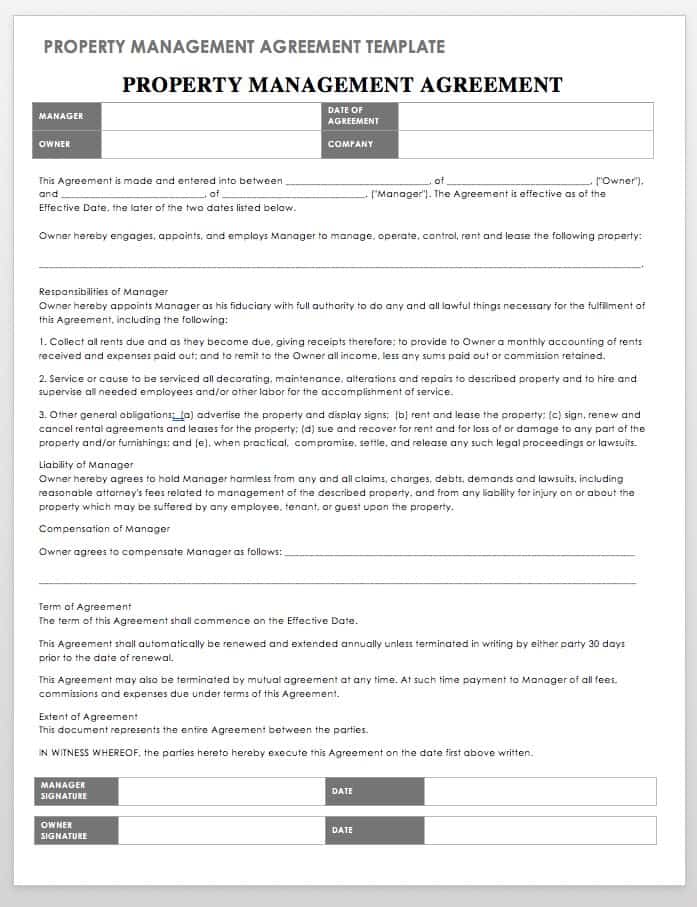 administration-of-property-form-template