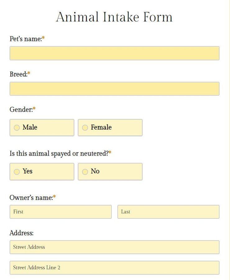 animal-shelter-intake-form-template