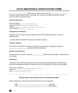 auto-insurance-verification-form-template