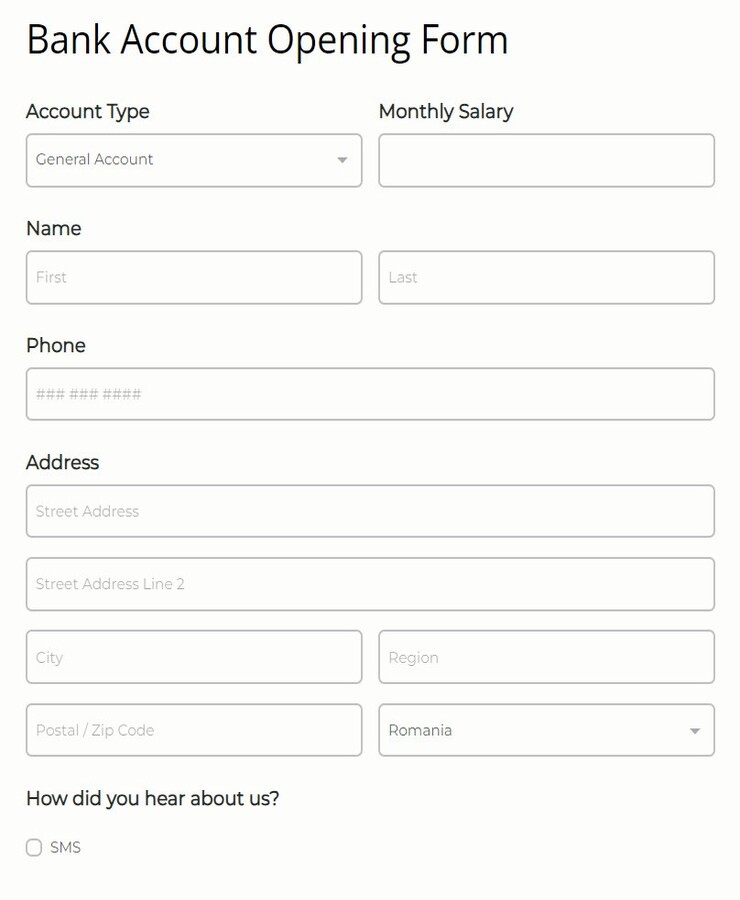 bank-account-opening-form-template