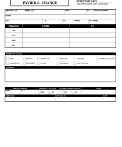 basic-payroll-change-form-template