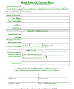 car-accident-lost-wages-form-template