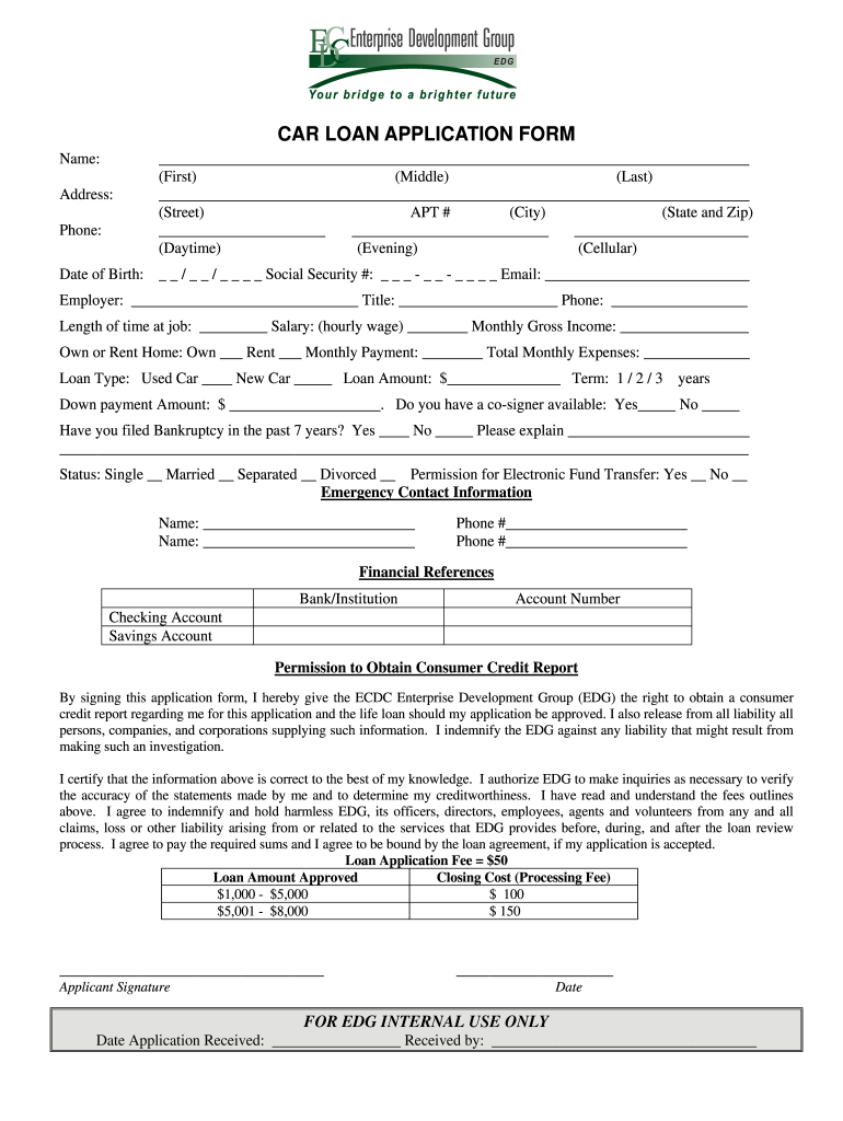 car-loan-application-form-template