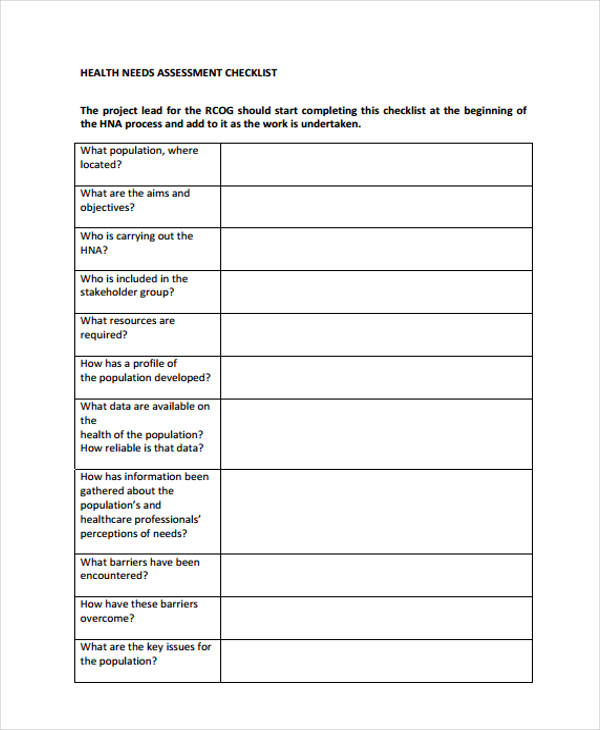 care-needs-assessment-form-template