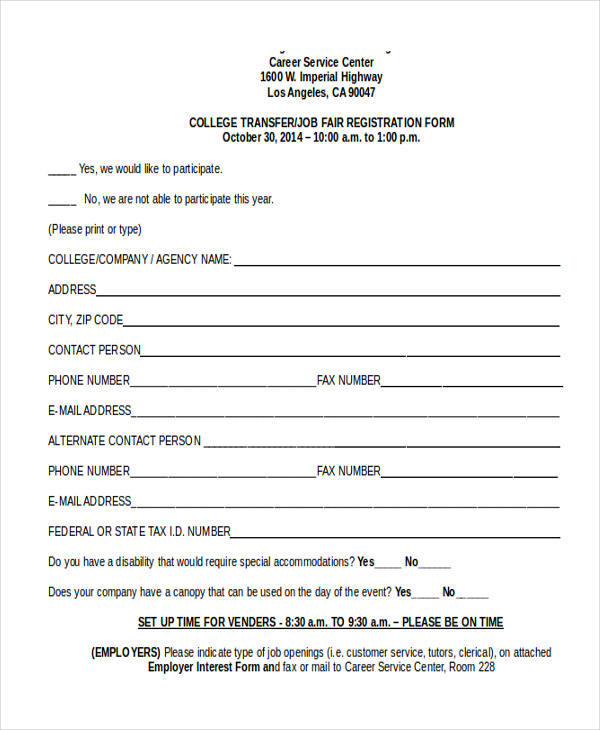 career-fairs-event-registration-form-template