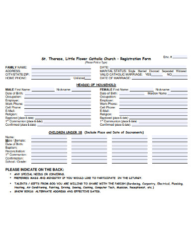 catholic-church-registration-form-template