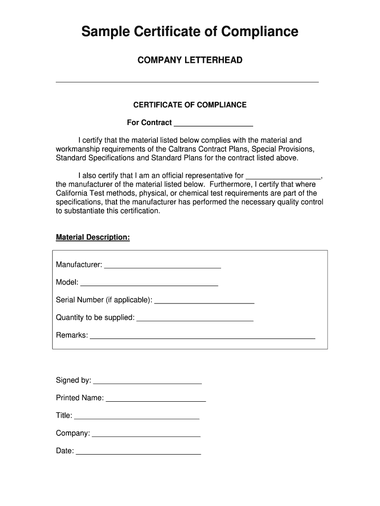 certificate-of-compliance-form-template