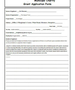 charity-grant-application-form-template