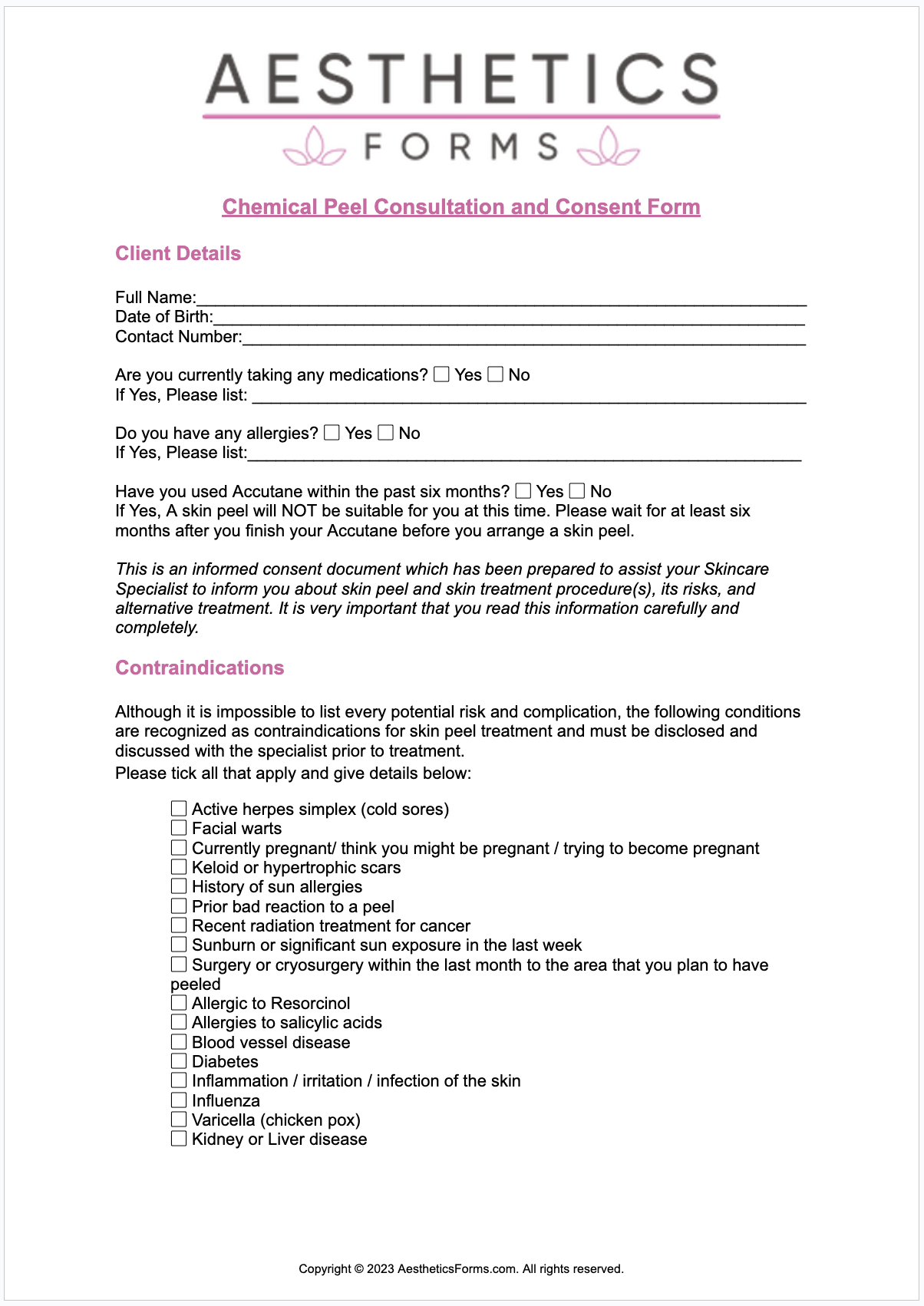 chemical-peel-consent-form-template