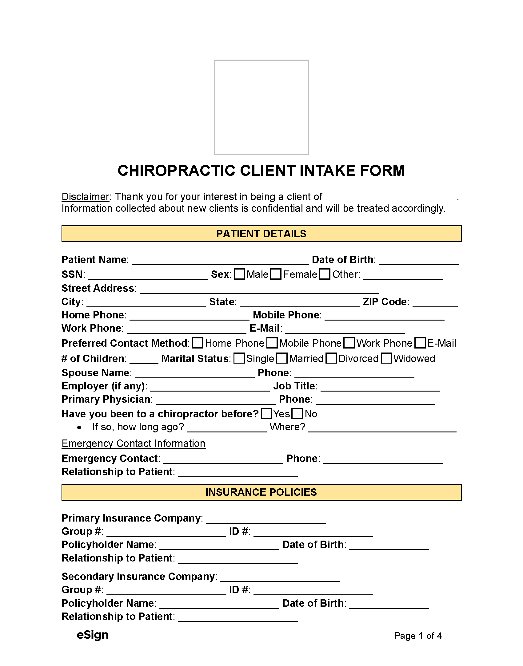 chiropractic-patient-intake-form-template