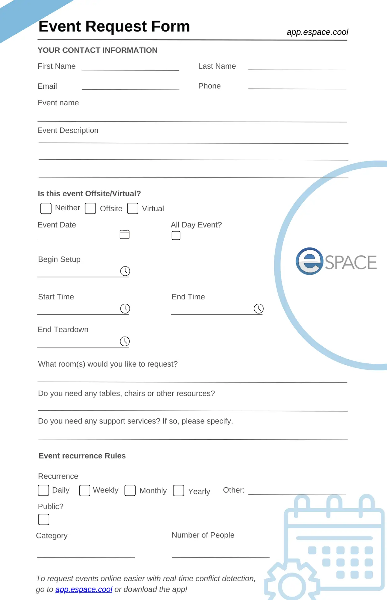 church-event-request-form-template