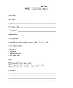 church-follow-up-form-template