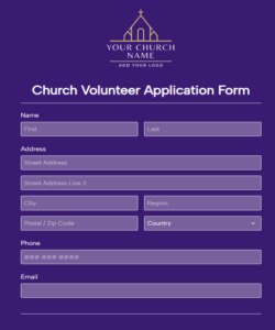 church-volunteer-application-form-template
