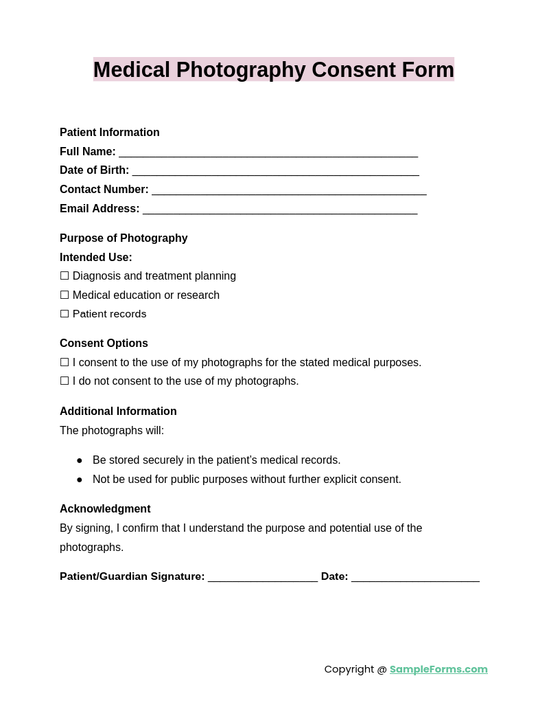 clinical-photography-consent-form-template