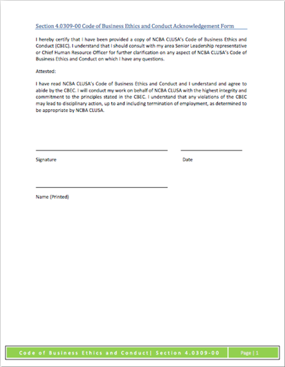 code-of-conduct-acknowledgement-form-template