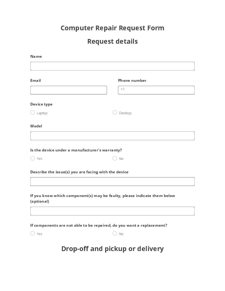 computer-drop-off-form-template