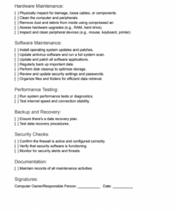 computer-preventive-maintenance-form-template