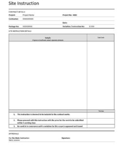 construction-site-instruction-form-template