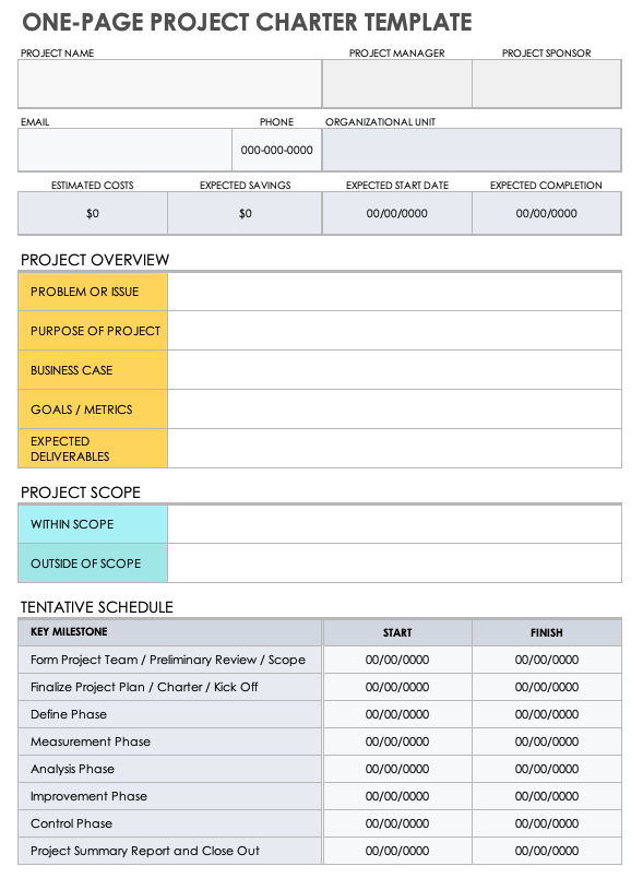 corporate-charter-detail-form-template