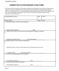 corrective-action-request-form-template