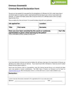 criminal-record-declaration-form-template