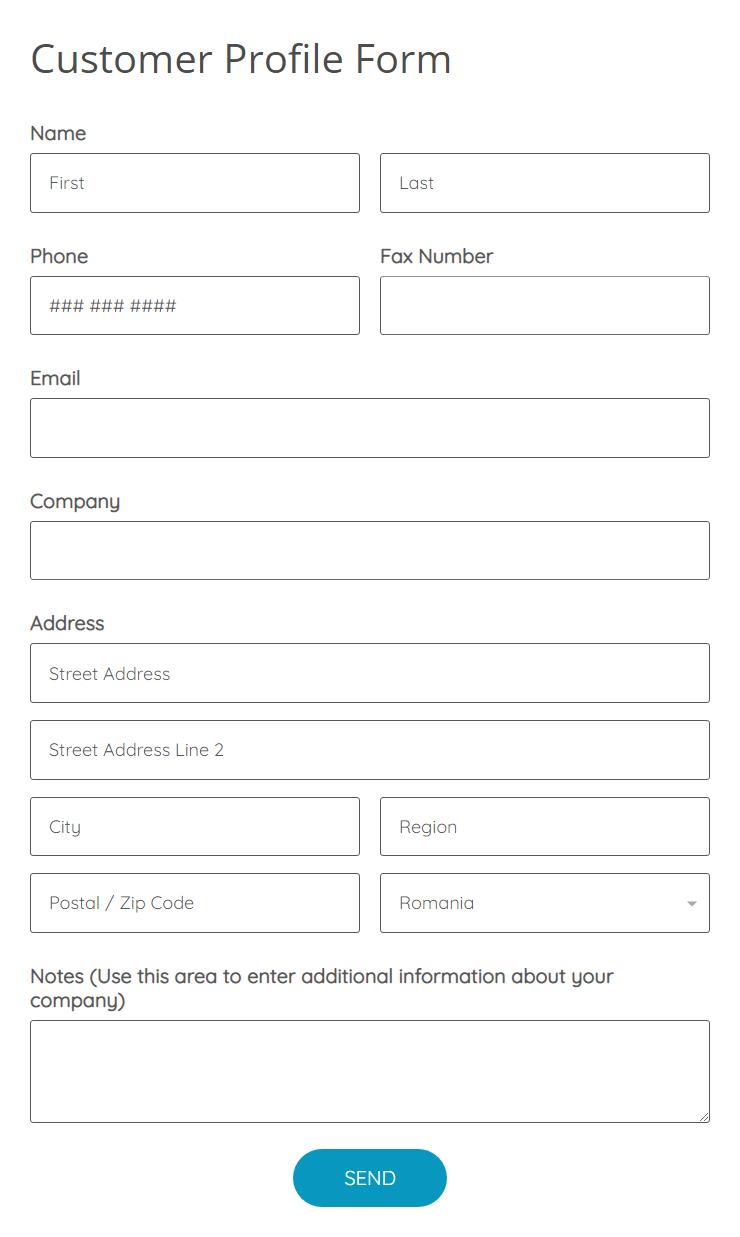 customer-contact-details-form-template