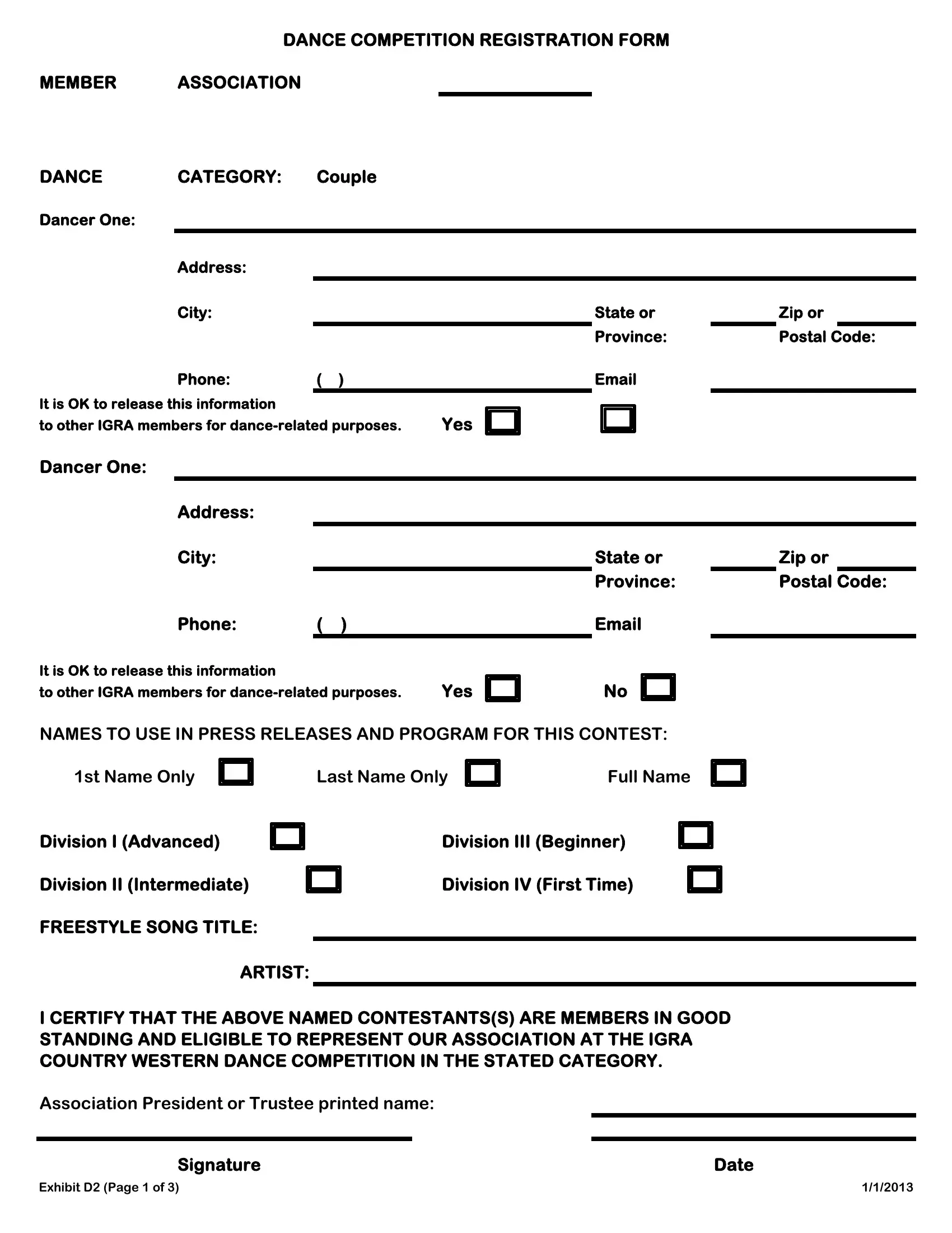 dance-competition-registration-form-template