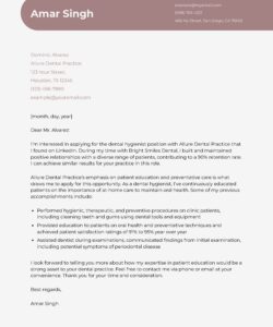 dental-hygienist-job-application-form-template