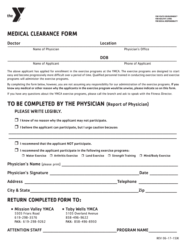 dental-medical-clearance-form-template