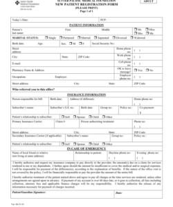 doctors-office-demographic-form-template