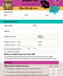 dog-walking-booking-form-template