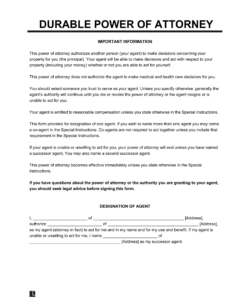 durable-power-of-attorney-form-template