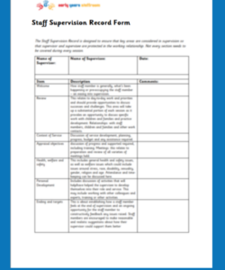 early-years-supervision-form-template