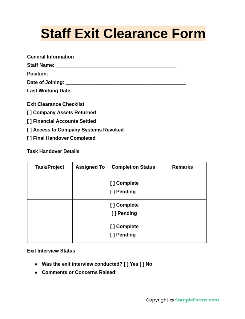 employee-exit-clearance-form-template