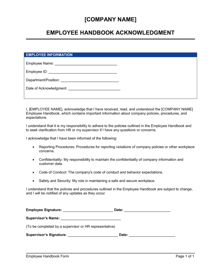 Employee Performance Evaluation Form Template
