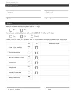 employee-health-assessment-form-template