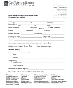employee-health-record-form-template