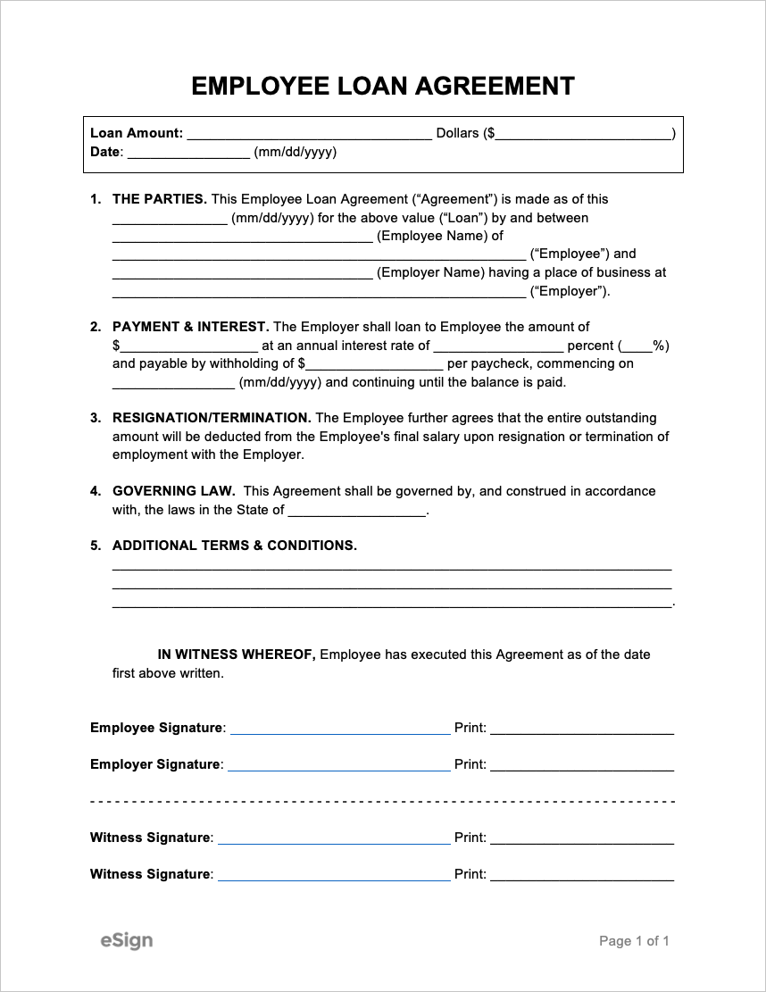 employee-loan-application-form-template