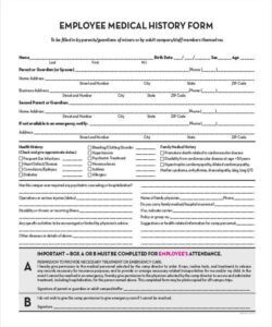 employee-medical-information-form-template