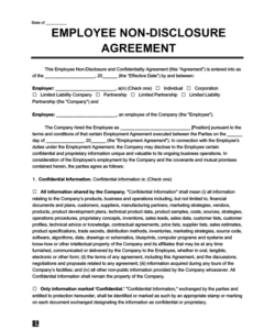employee-non-disclosure-form-template