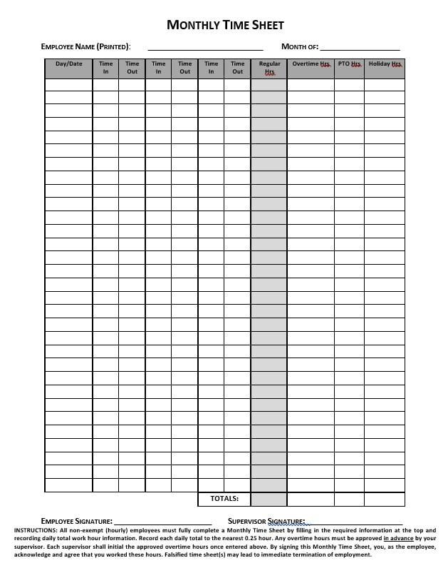 employee-time-sheet-form-template