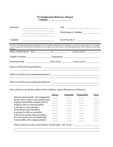 employment-reference-request-form-template